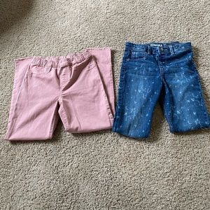 2 pairs of girls pants